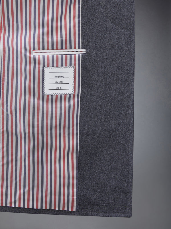 フランネル 4BAR クラシック チェスターフィールド オーバーコート - image 5