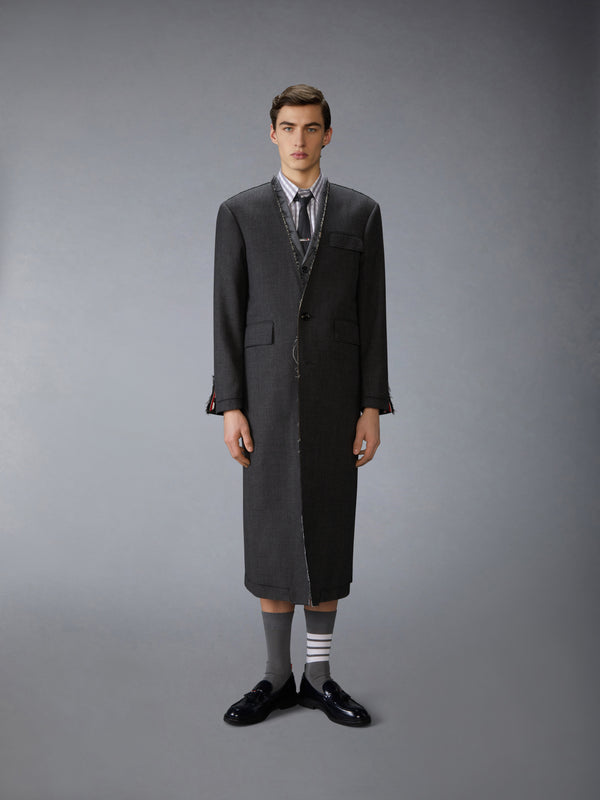 DECONSTRUCTED FRESCO OVERCOAT - image 2