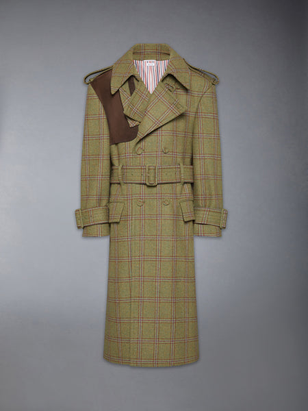 HUNTING TWEED OVERSIZED TRENCH