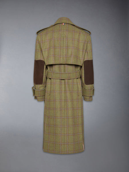 HUNTING TWEED OVERSIZED TRENCH