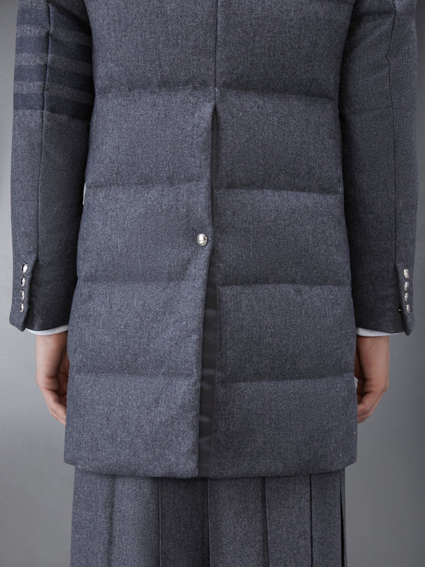 ダウン入り フランネル 4BAR バルカラー オーバーコート - image 8