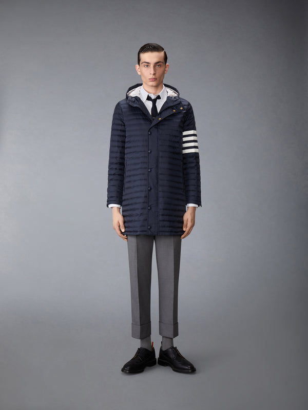 MATTE NYLON DOWN FILL QUILTED 4-BAR COAT - image 1