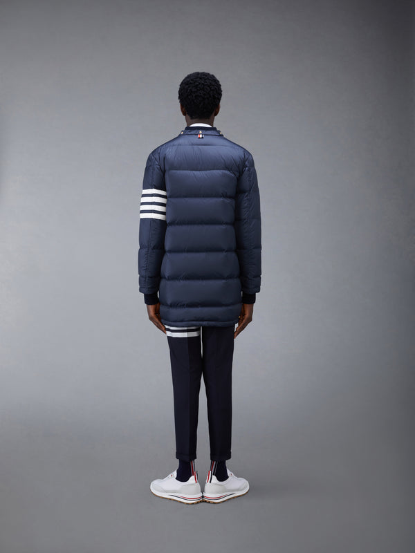 MATTE FINISH NYLON DOWN FILL 4-BAR DETACHABLE HOOD COAT - image 5
