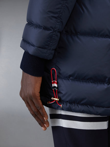 ダウン入り ナイロン 4BAR フード付きコート