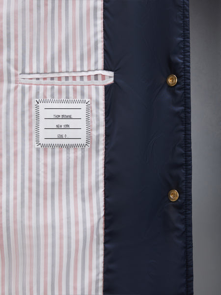 ダウン入り ナイロン 4BAR フード付きコート