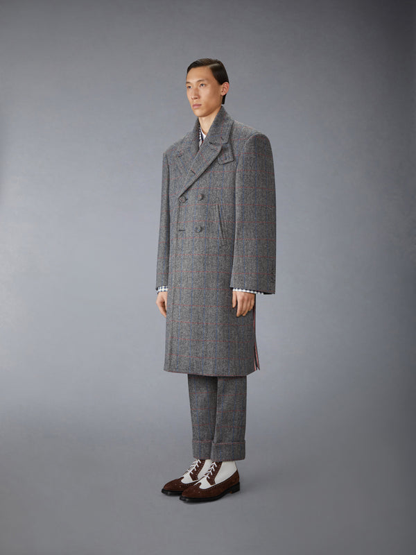 HUNTING TWEED OVERSIZED PEACOAT - image 2