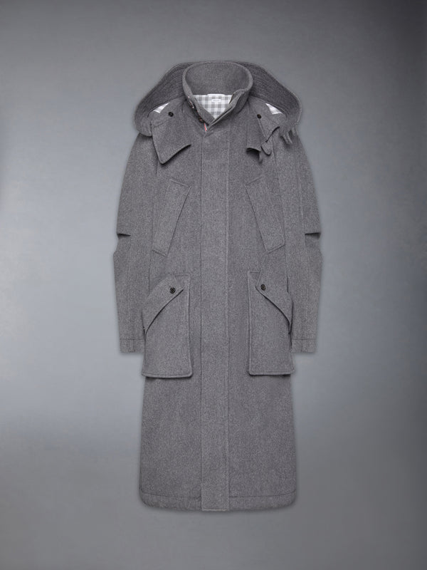 CASHMERE WATERPROOF HOODED PARKA - featured image
