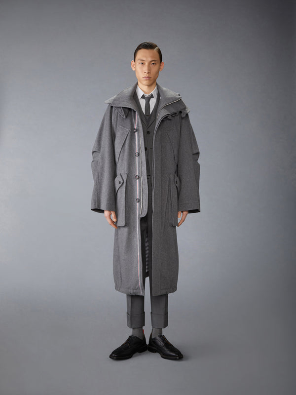 CASHMERE WATERPROOF HOODED PARKA - image 5