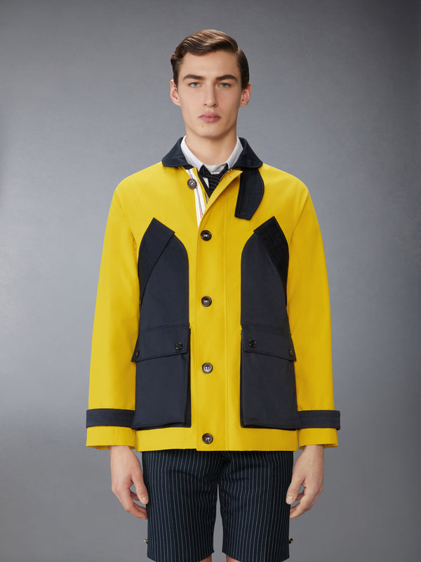 CROPPED SHAWL COLLAR FIELD JACKET - image 1