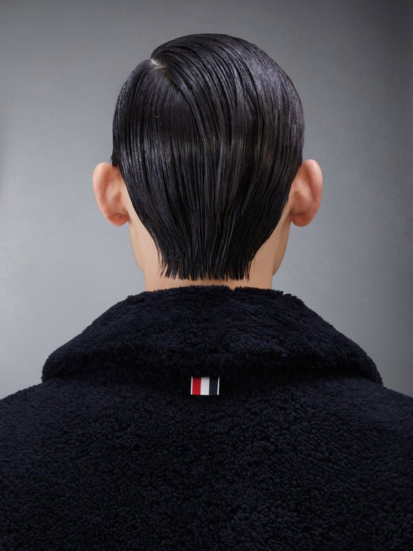 SHEARLING 4-BAR UNCONSTRUCTED PEACOAT - image 4