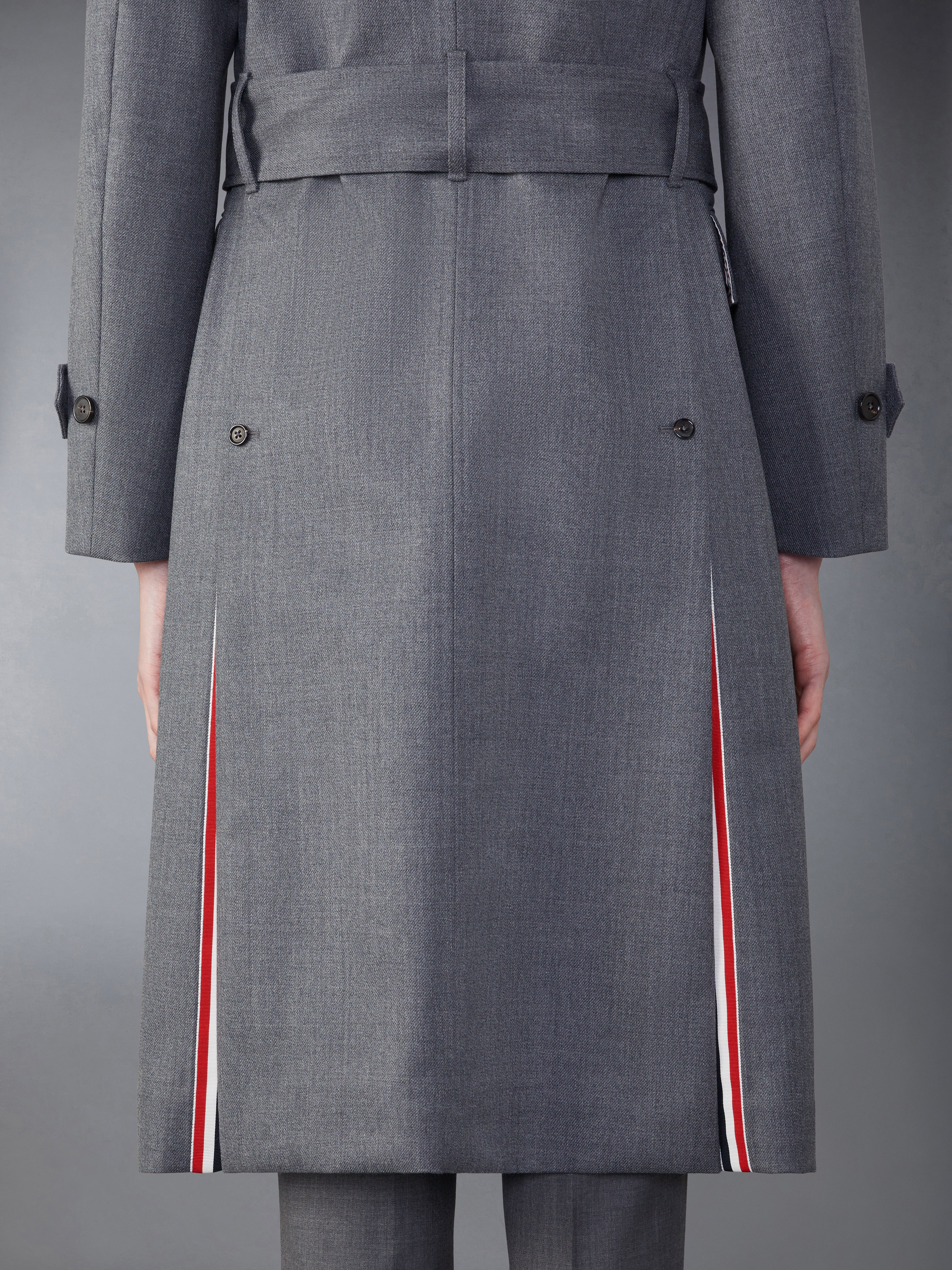 Wool Twill Unconstructed Trench Coat | Thom Browne