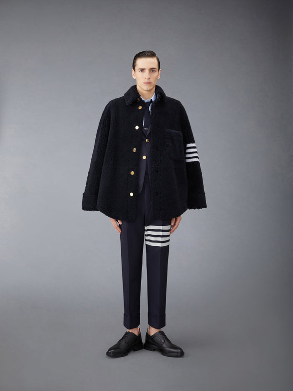 PLAIN WEAVE 4-BAR TROUSERS - image 3