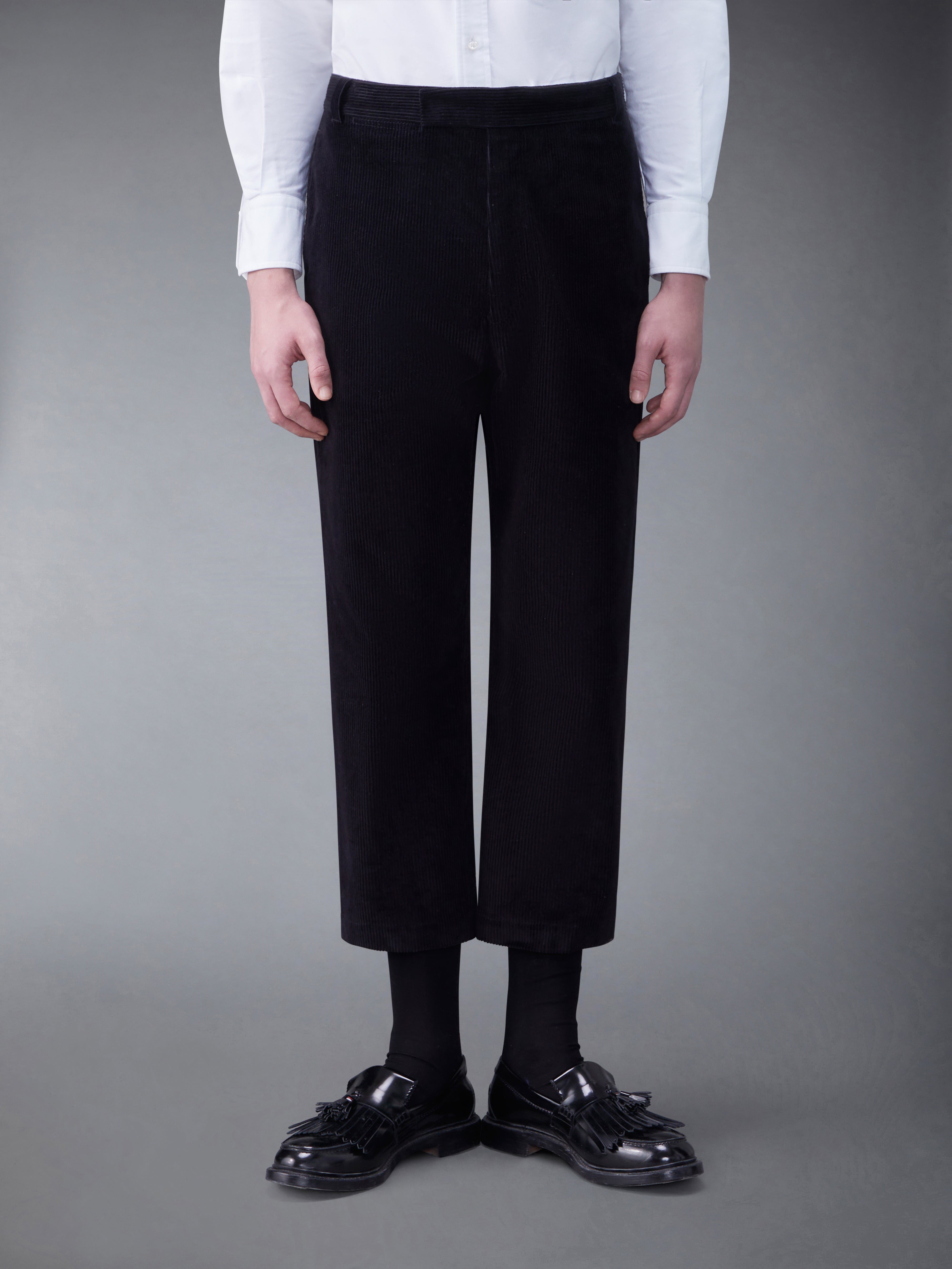 Corduroy Single Welt Pocket Straight Trouser | Thom Browne