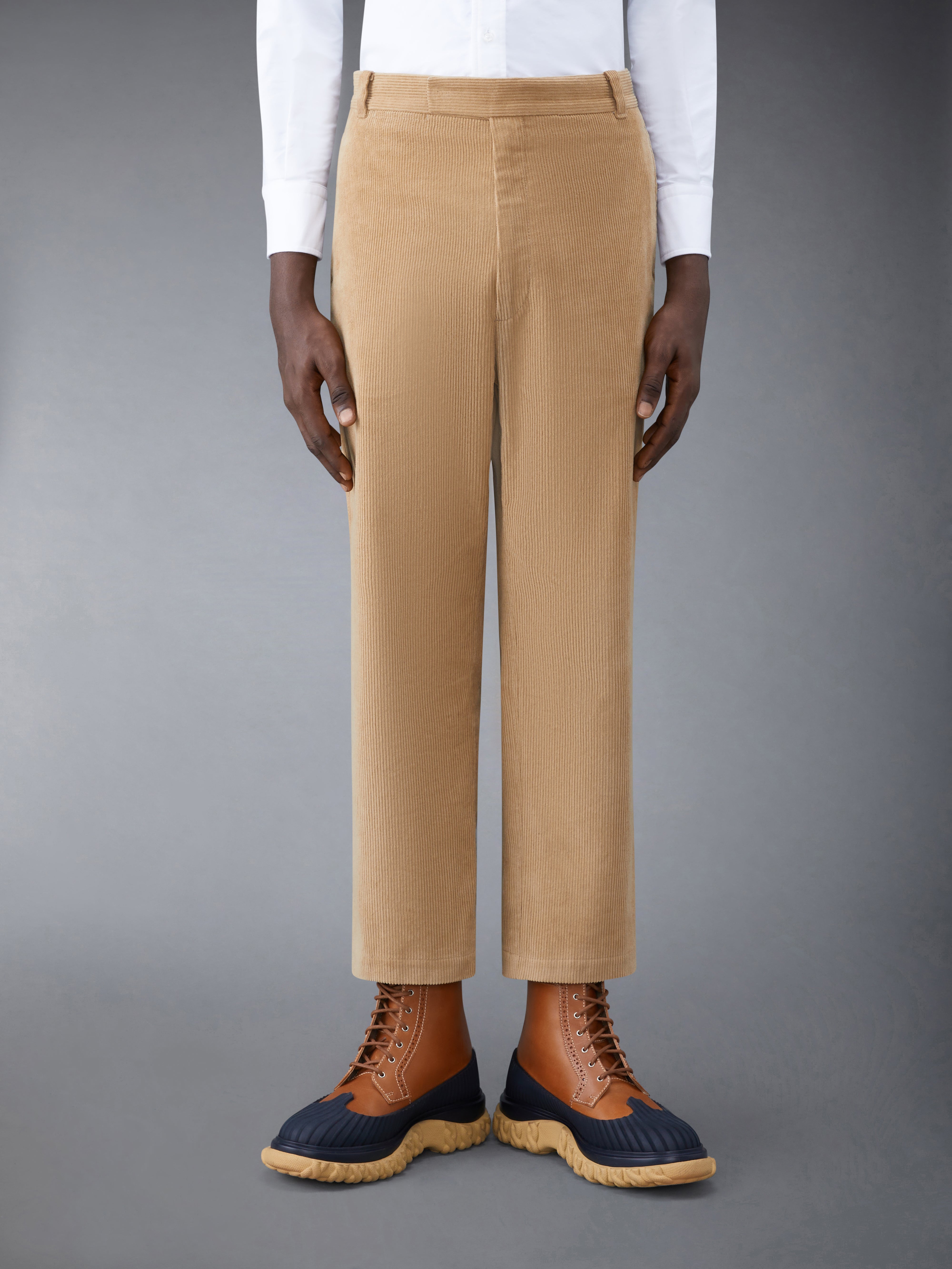 Corduroy Single Welt Pocket Straight Trouser | Thom Browne