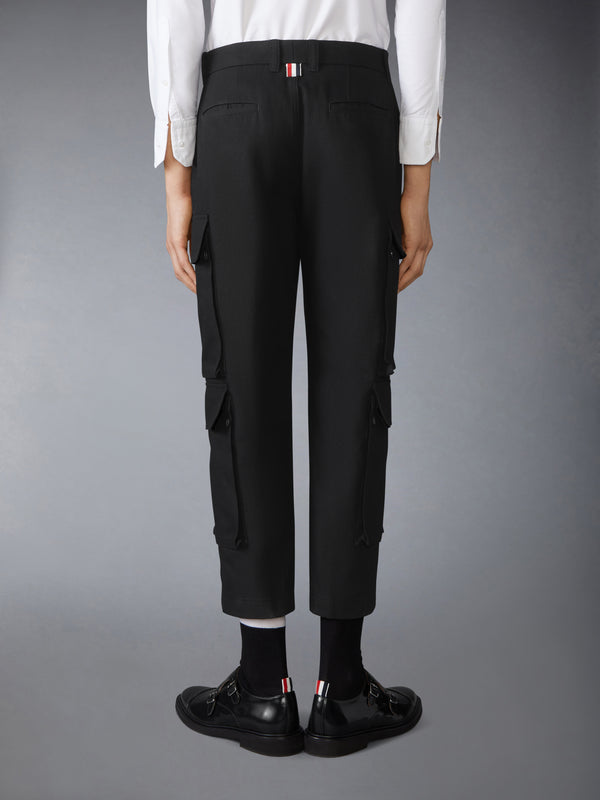 WASHED COTTON UTILITY CHINO CARGO TROUSER - image 2
