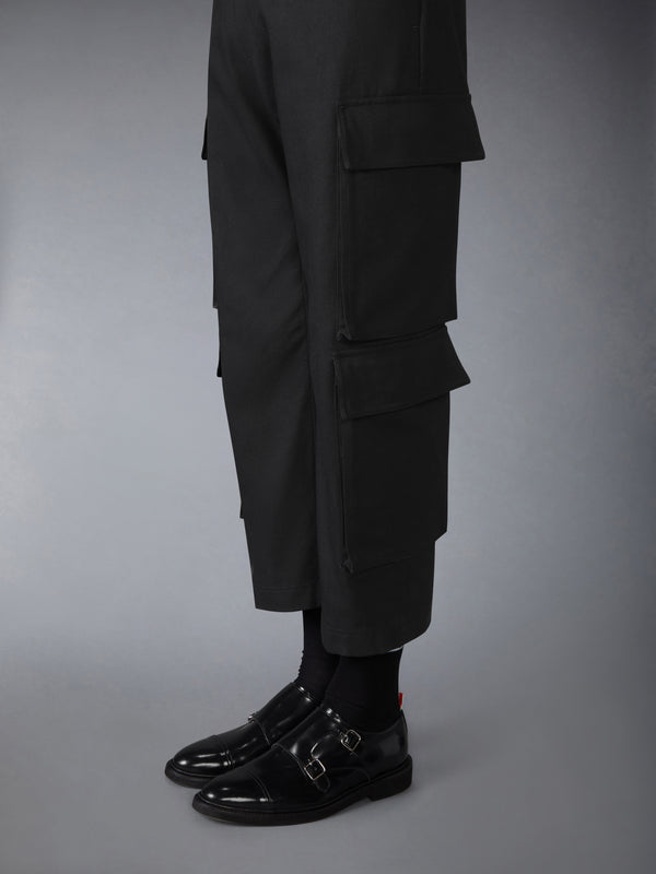 WASHED COTTON UTILITY CHINO CARGO TROUSER - image 5