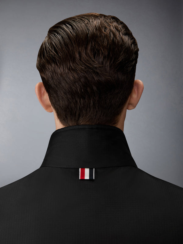 SHINY RIPSTOP LIGHTWEIGHT DOWN FILLED 4-BAR VEST - image 5