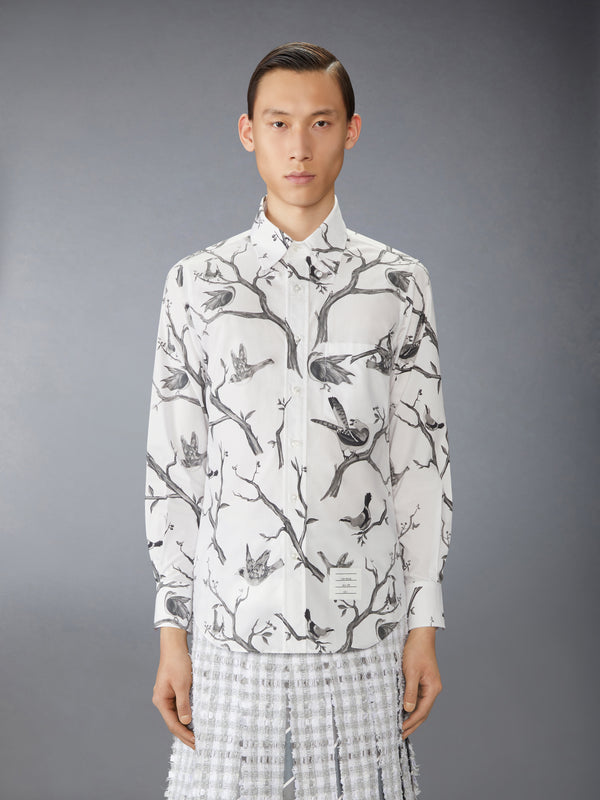 POPLIN BIRD TOILE PRINTED SHIRT - image 2