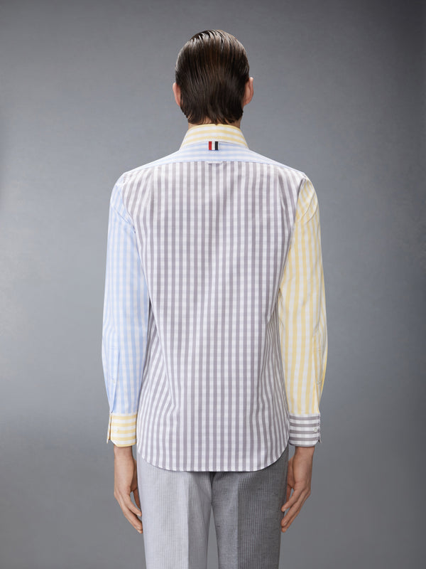 GINGHAM CHECK POPLIN FUNMIX SHIRT - image 3