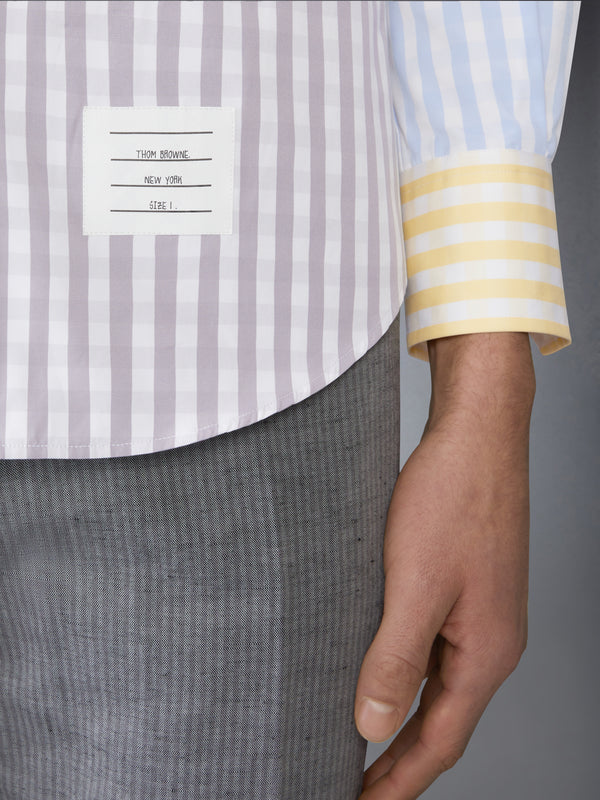 GINGHAM CHECK POPLIN FUNMIX SHIRT - image 5