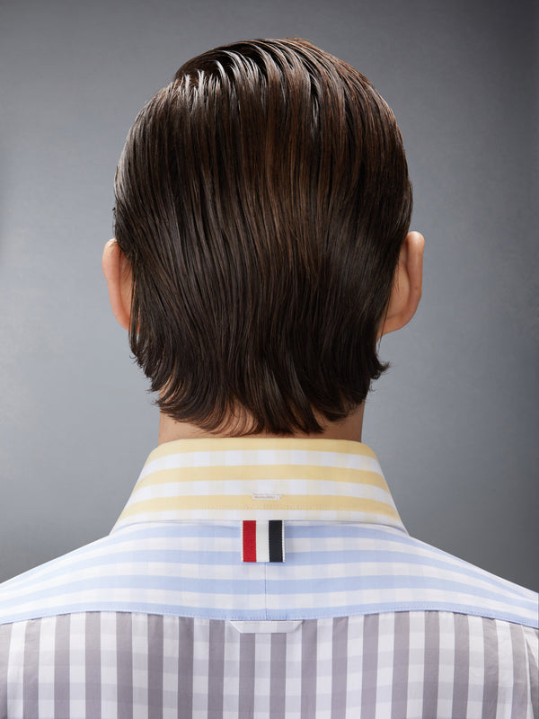 GINGHAM CHECK POPLIN FUNMIX SHIRT - image 6