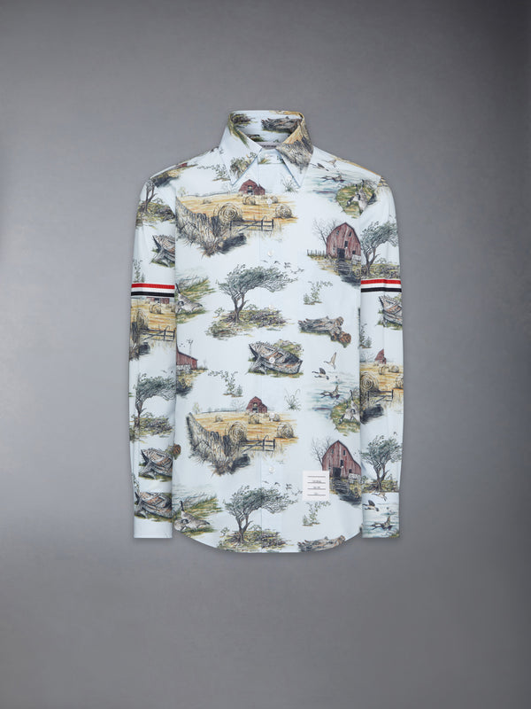 SCENIC TOILE COTTON POPLIN SHIRT - featured image