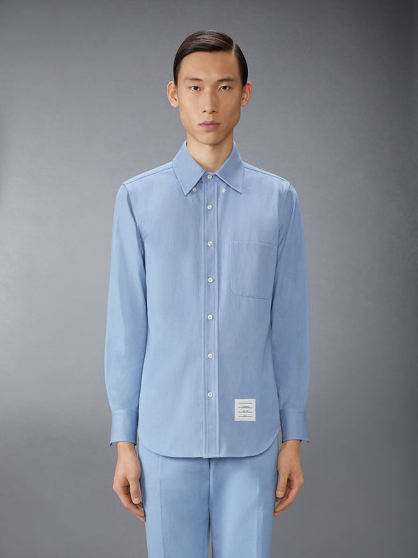 DENIM STRAIGHT FIT SHIRT - image 1