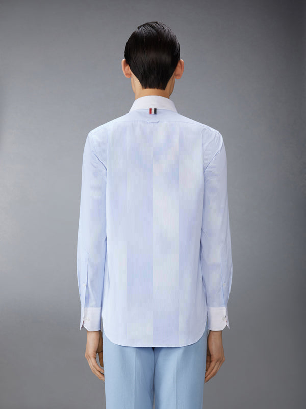 MICRO UNIVERSITY STRIPED POPLIN SHIRT - image 3