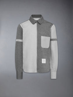 TONAL UNIVERSITY STRIPE FUNMIX ARMBAND SHIRT