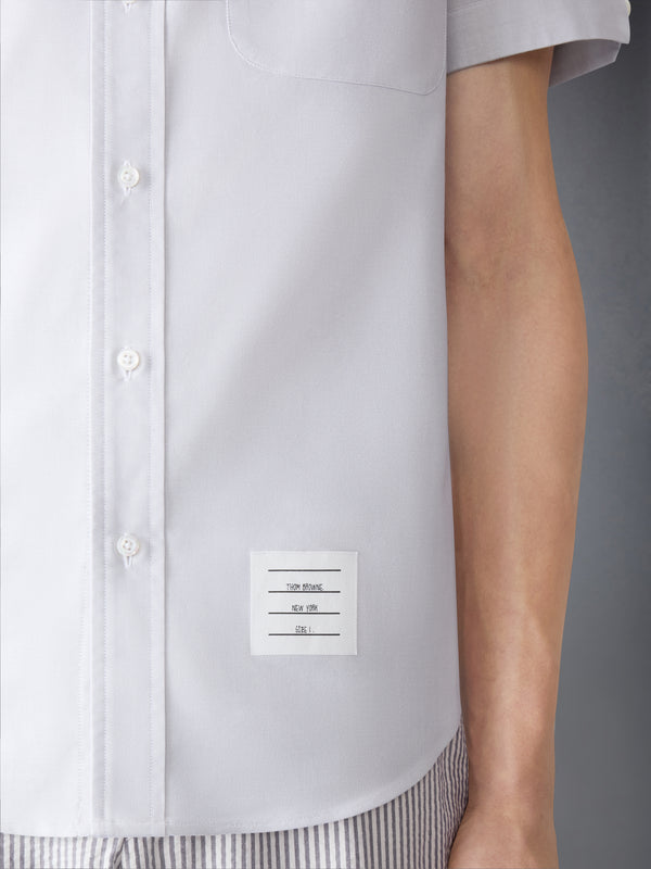 옥스포드 숏 슬리브 셔츠 - image 6