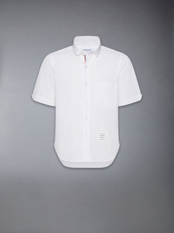POPLIN ROUND COLLAR SHORT SLEEVE SHIRT - featured image