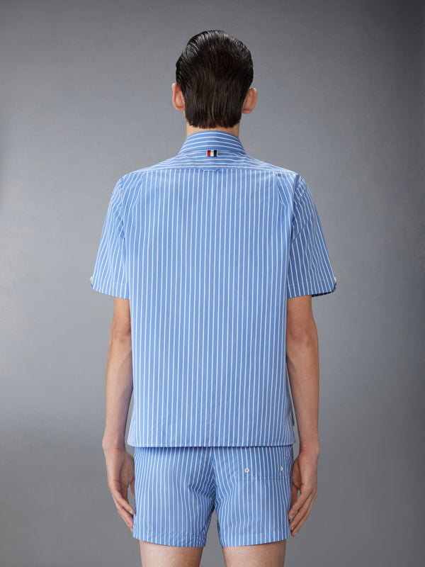 PINSTRIPE POPLIN SHORT SLEEVE SHIRT - image 3