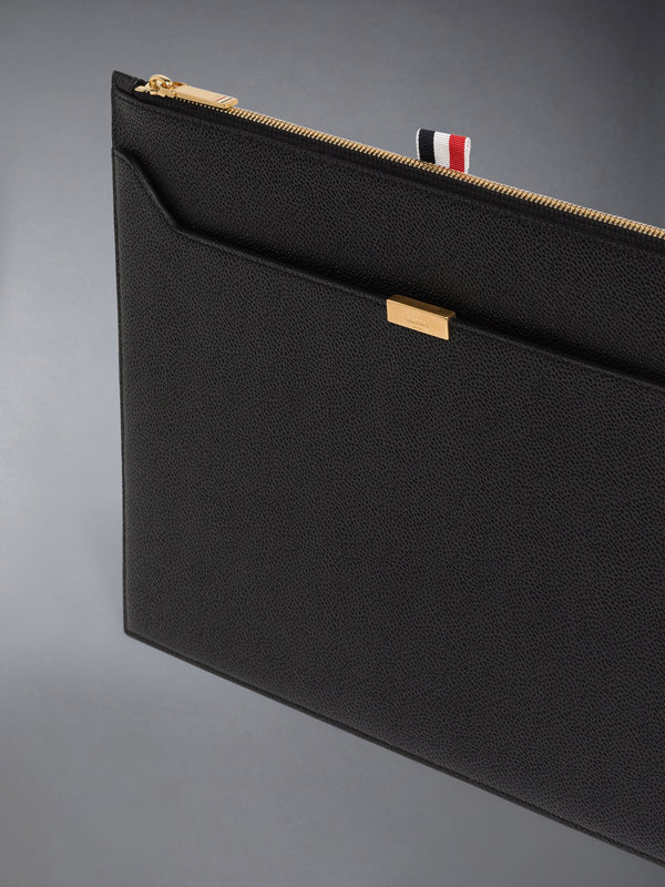PEBBLE GRAIN LOCK MEDIUM DOCUMENT HOLDER - image 2
