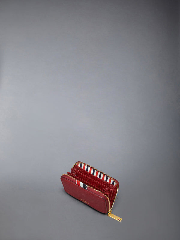 PEBBLE GRAIN ZIP AROUND CARD HOLDER - image 3