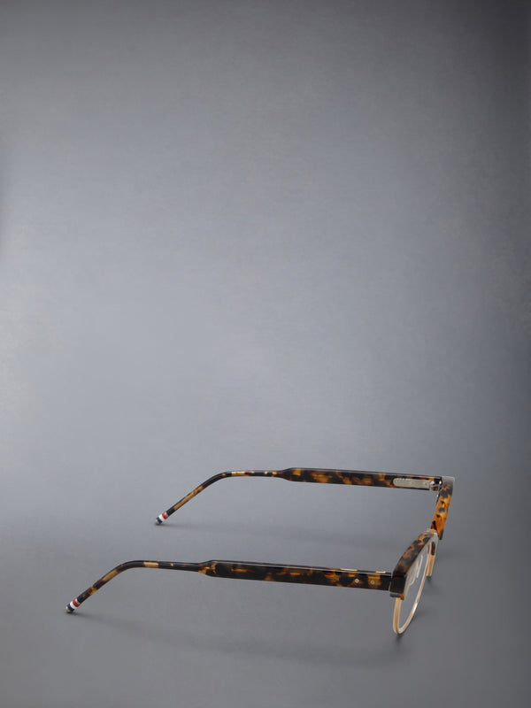 ACETATE AND TITANIUM OVAL EYEGLASSES - image 6
