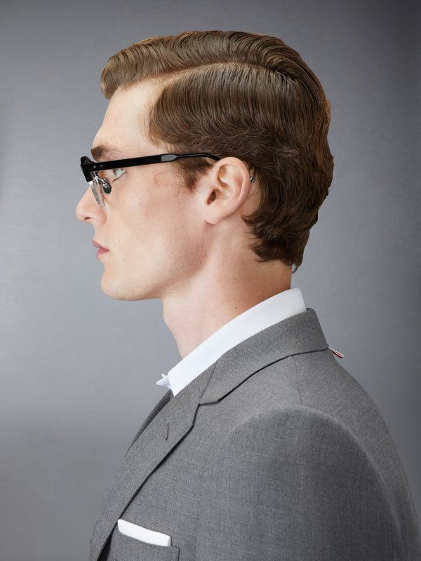ACETATE AND TITANIUM OVAL EYEGLASSES - image 4