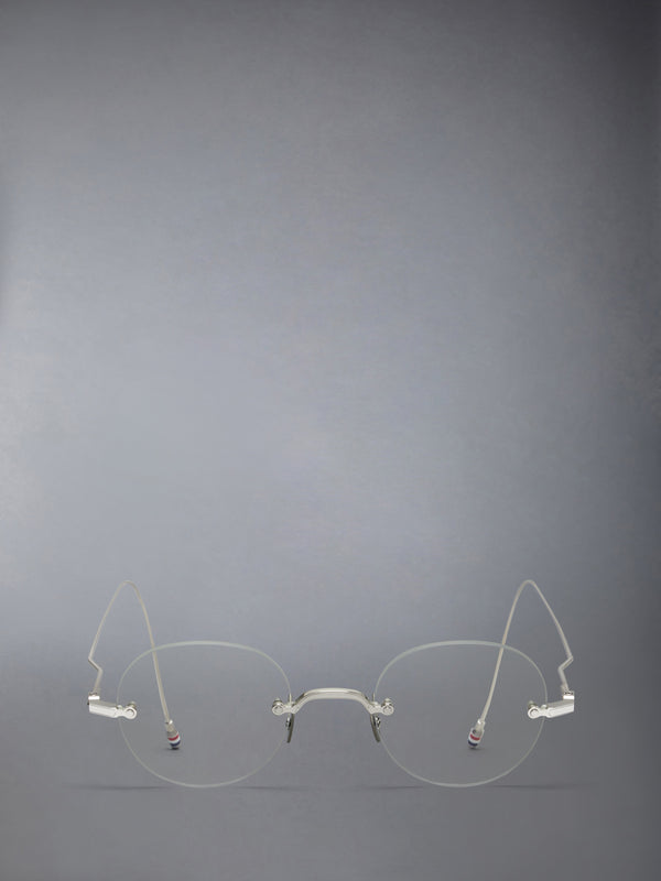 TITANIUM RIMLESS ROUND EYEGLASSES - featured image