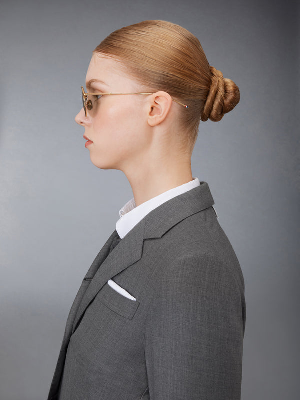 TITANIUM OVAL SUNGLASSES - image 4