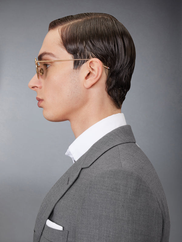 TITANIUM OVAL SUNGLASSES - image 5