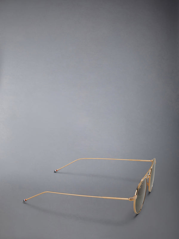 TITANIUM OVAL SUNGLASSES - image 6