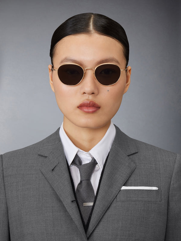 TITANIUM ROUND SUNGLASSES - image 2