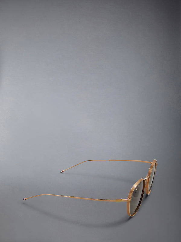 TITANIUM ROUND SUNGLASSES - image 6
