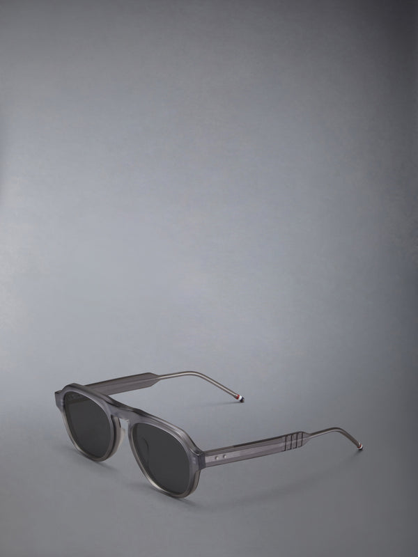 ACETATE OVAL SUNGLASSES - image 6
