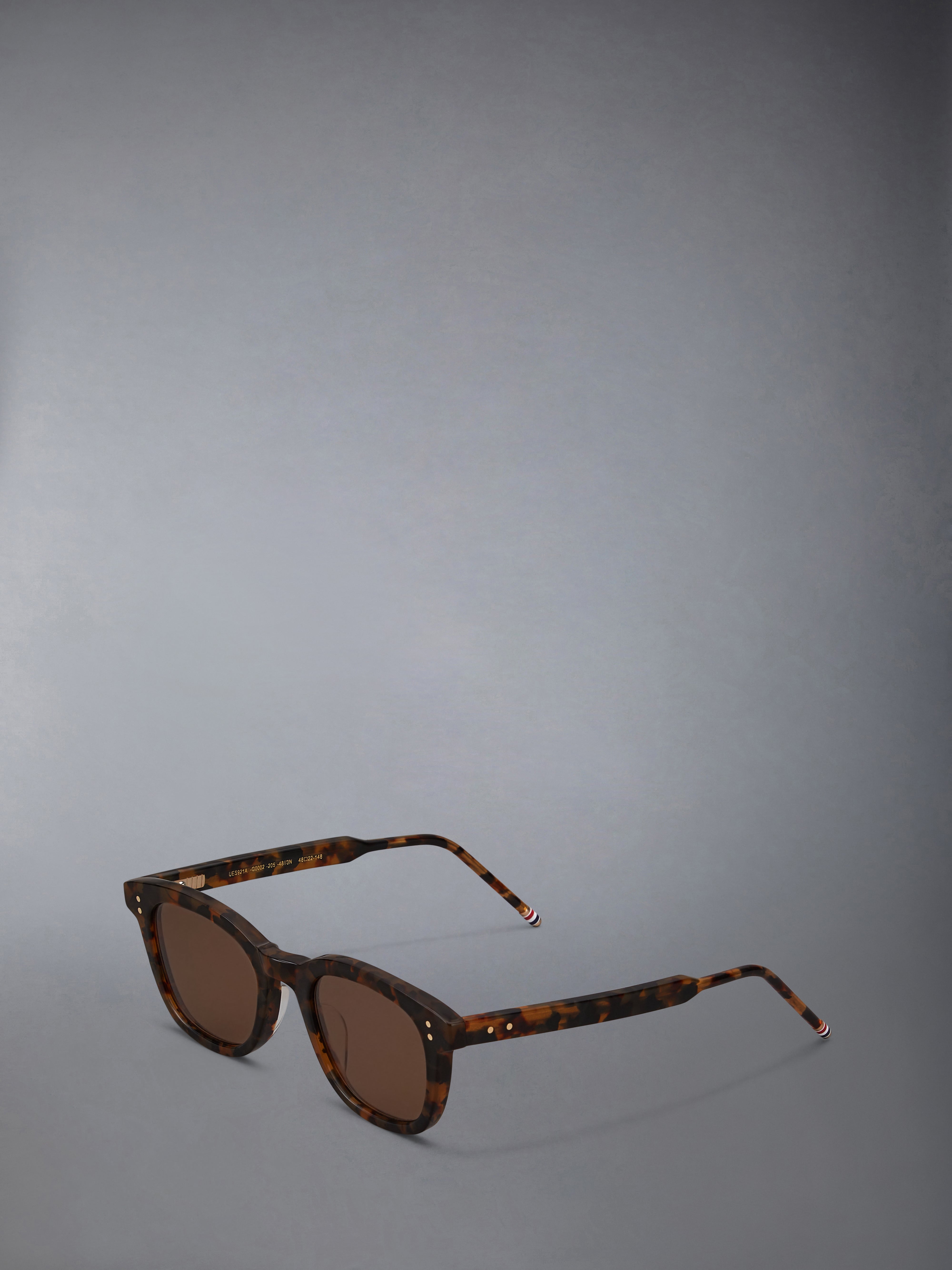 Tokyo Tortoise Acetate Rectangular Sunglasses | Thom Browne