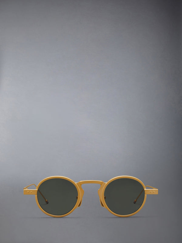 TITANIUM ROUND SUNGLASSES - featured image