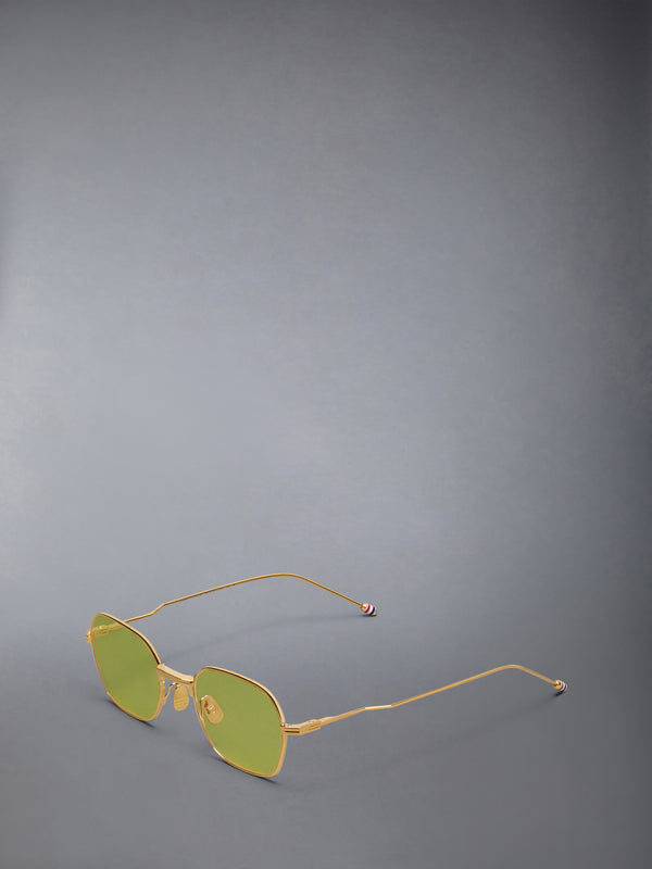 티타늄 렉텡귤러 선글라스 - image 2