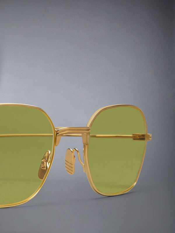 티타늄 렉텡귤러 선글라스 - image 3