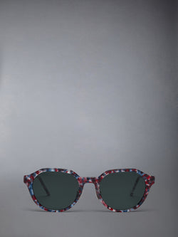 ACETATE OVAL SUNGLASSES