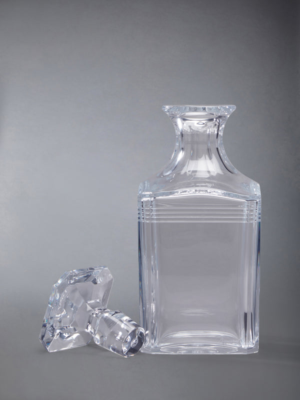 CRYSTAL 4-BAR BACCARAT WHISKEY CARAFE - image 2