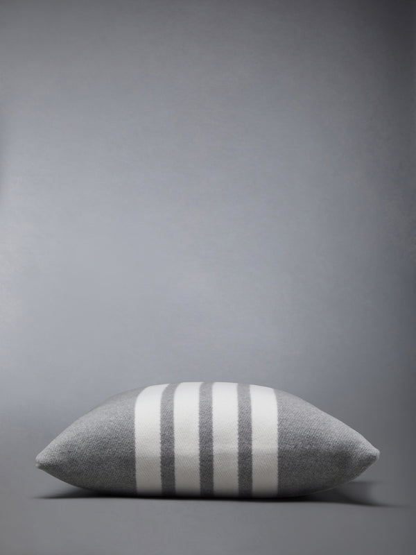 WOOL CASHMERE 4-BAR FRETTE CUSHION - featured image